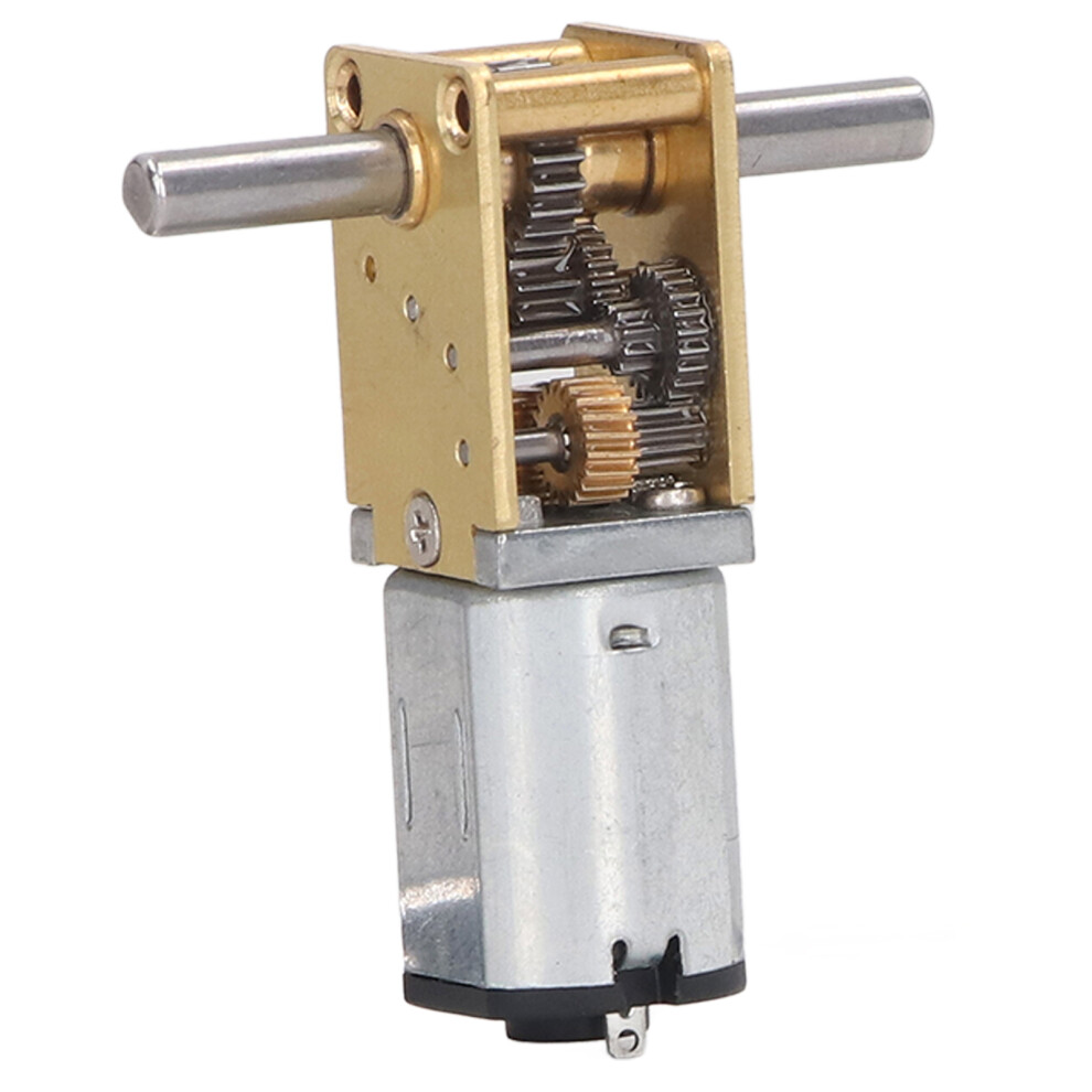 1218ÂN20 Dc6v 8Rpm High Torque Worm Gear Motor Dual Shaft With Fixed Seat 9321393490096