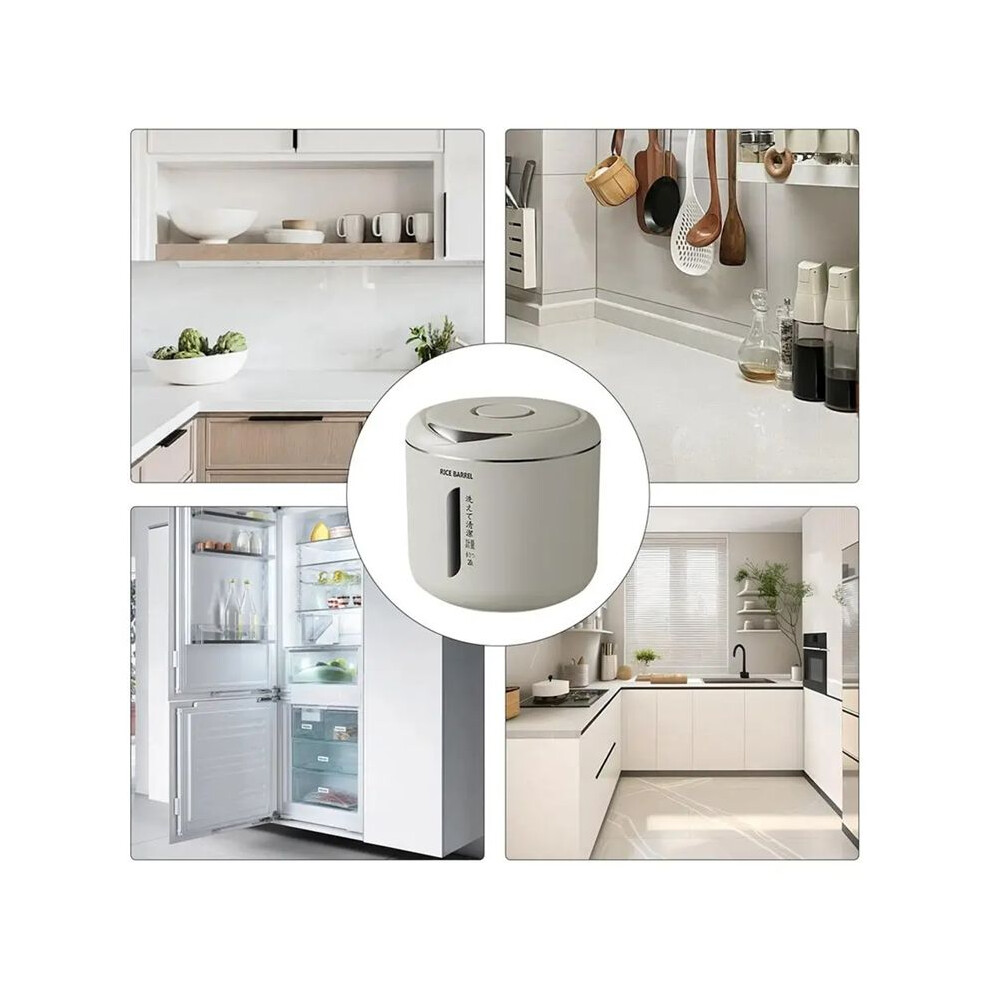 Rice Bucket Moisture-Proof Insect-Proof Sealed Tank Pressed Thickened Powder Storage Bucket Kitchen Storage Box L 4852367090455