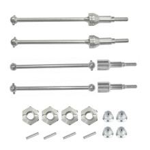 Vordere und Hintere Antriebswelle Aus Metall mit 12-Mm-Sechskant für HBX HAIBOXING 901 901A 903 903A 905 905A 1/12 RC Car Upgrade Parts