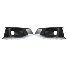 8WD807681L 8WD807682L 1Pair Car LH+RH Front Bumper Fog Light Grill Cover for A4L 2020-2022