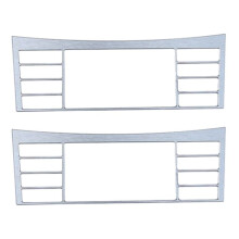 2X Auto Interior Center Console Button Panel  Panel Decorative Cover Trim for   W212 E Class 2009-2015
