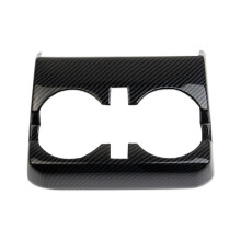 Per Colorado per 2023-2024 ABS Carbon Fiber Car Rear Row Cup Holder Trim Cover Accessori