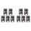 10x 3.7V 2S Lithium Battery Charging Boost Module Type-C Support QC Fast Charging with Balanced Charge LED Indicator 1