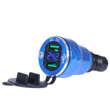 Motorcycle Dual USB Charger DIN Hella Socket for Versys for F800GS F650GS F750GS R1200GS R1250GS EU Plug