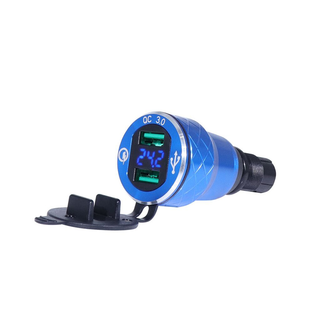 Motorcycle Dual Usb Charger Din Hella Socket For Versys For F800gs F650gs F750gs R1200gs R1250gs Eu Plug 6033189708256