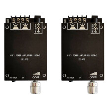 2X ZK-XPS 5.0 Power Amplifier Board Dual 150W Channel Amplifier Board with Short Circuit Protection