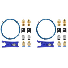 2X 3D Printer Kit with for Capricorn Premium XS Bowden Tubing,PTFE Tube Cutter, Pneumatic Fittings and MK8 Socks