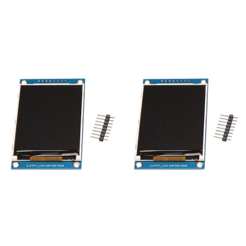 2X 2.4 Inch 240X320 LCD SPI TFT Display Module Driver IC ILI9341 for 1