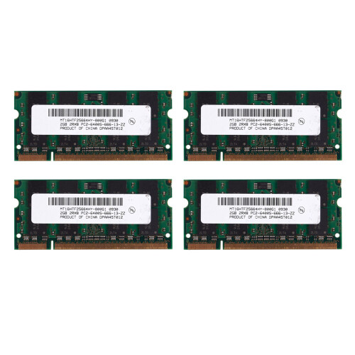 4X 2GB DDR2 PC2-6400 800MHz 200Pin 1.8V Laptop Memory SO-DIMM Notebook RAM