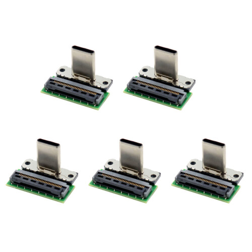 5X Dock Connector Charging Port USB Type C Socket Compatible for  Docking Station Replacement Component Male