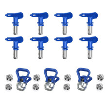 8Pcs Airless Paint Nozzles Set Reversible Spray Tips Airless Paint Sprayer Nozzle Tips Airless Sprayer Spraying Machine