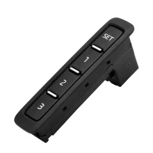 1 Pcs Car Driver Adjustment Memory Button Black Memory Button, for PASSA 1Z0 959 769 A