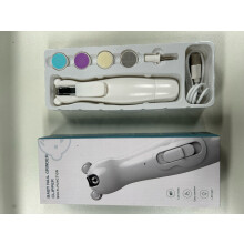 White Baby Nail Care Kit Electric Grinder