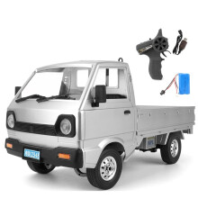 WPL D12 1/10 RC Car Remote Control Awd Road Led Light Climbing Truck Small Truck RC Drift Toy Car Gift for Boy