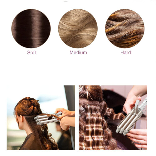 Curling iron with three rods / Curling iron  22 mm 1