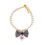 Collier de perles pour animaux de compagnie, bijoux à la-Noir L 1