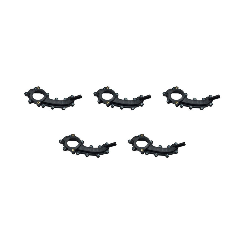 5X Thermostat Housing Water Outlet Fit For 300 2014-2017 5184653 5184653Ad Black 6032788622024