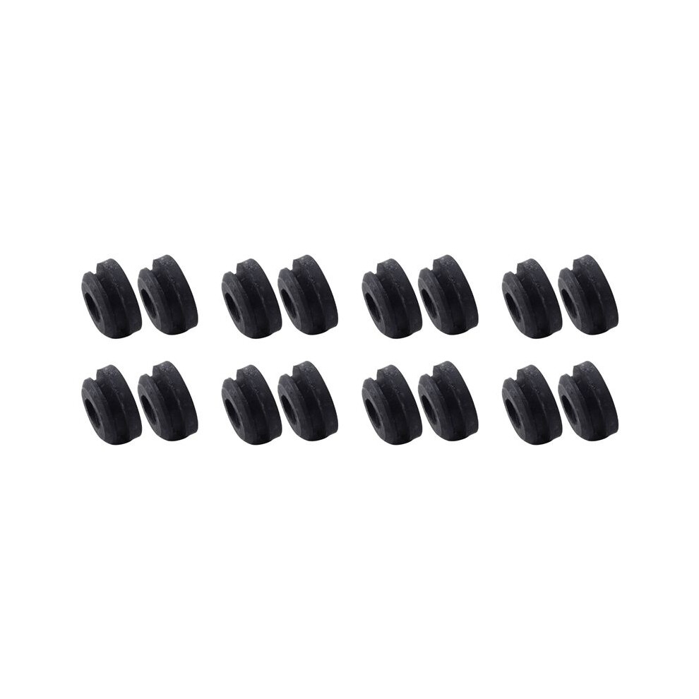 16Pcs Radiator Assembly Upper Insulator Mounts Bushing Rubber Fit For Accord 74173-Sj4-000 Black 6032785908695