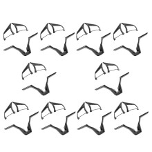 10X Carbon Fiber Steering Wheel Decoration Cover Frame Trim for Rogue Altima Sentra Kicks LEAF Versa Accessories