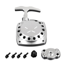 DéMarreur à Tirer Facile à DéMarrer pour Moteurs 45CC 71CC 4 Boulons pour 1/5 HPI ROFUN BAHA ROVAN  BAJA 5B 5SC PièCes de TéLéCommandéE