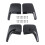 Front & Rear  Guards  Flares Mud Flaps for   JL 2018-2024 Mud  Guards Kit 1