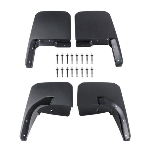 Front & Rear  Guards  Flares Mud Flaps for   JL 2018-2024 Mud  Guards Kit