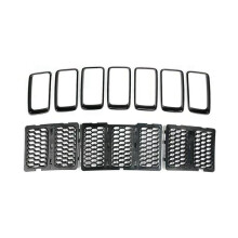 Kit de 10 Cubiertas de Malla para Insertos de Rejilla Delantera para Grand Cherokee 2014-2016