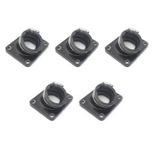 5X Motorcycle Carburetor Interface Adapter Intake Manifold for AG100 DT100 DT125 MX100 RT100