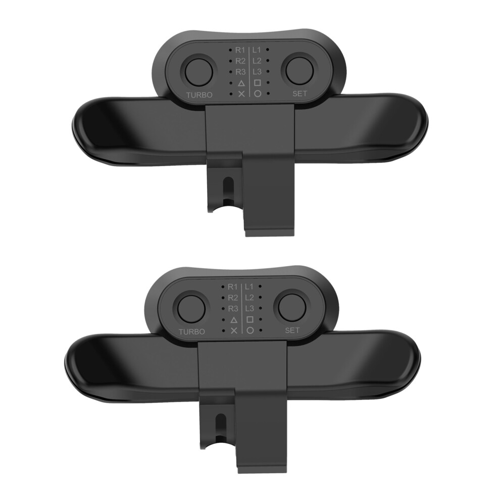 2X Replacement Paddles For Ps4 Controller Back Button Attachment For Dualshock4 Gamepad Rear Extension Keys 4711342661496