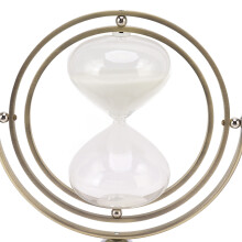 Sanduhr aus Metall, schlicht, modern, genaue