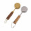 14 ML Kitchen Measuring Spoons with Solid Wood Handles Precise Textured Cups 11