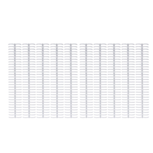 A4 B5 Plastic Binding Combs 19mm 30 Ring 150 Sheets Capacity Transparent 2