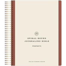 ESV SpiralBound Journaling Bible Prophets Hardcover Book
