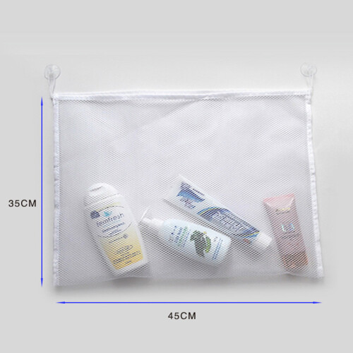 Rede de armazenamento com ventosas 34x45 cm White 1