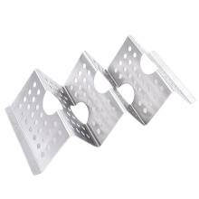 5Ud Soporte Taco Compacto Acero Inoxidable Vertical Cocina Plateado