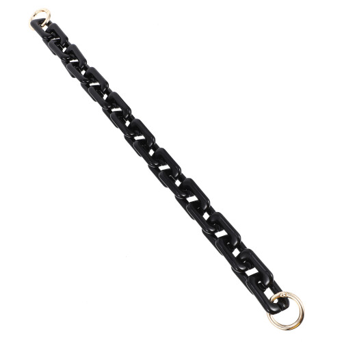 2Pz Catena Nera Per Borsa, Tracolla Da Spalla E Portatile