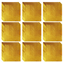 800Pz Carta Alluminio Dorata Per Incarto Regali E Dolci Artigianali
