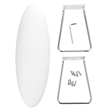 3Szt Biała Podpórka Na Rękę Manicure Wysokiej Jakości Mikrofibra