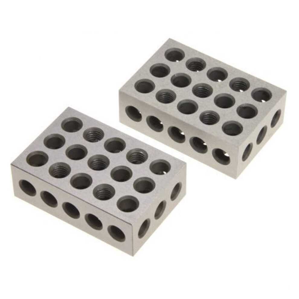 2 Pieces Precision Gauge Blocks, Hardened Steel 123 Blocks, 0.0001' Precision 9169991265513