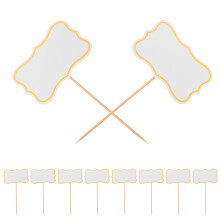 150Pièces Marqueurs Blancs Fromage Accessoires Charcuterie Événements