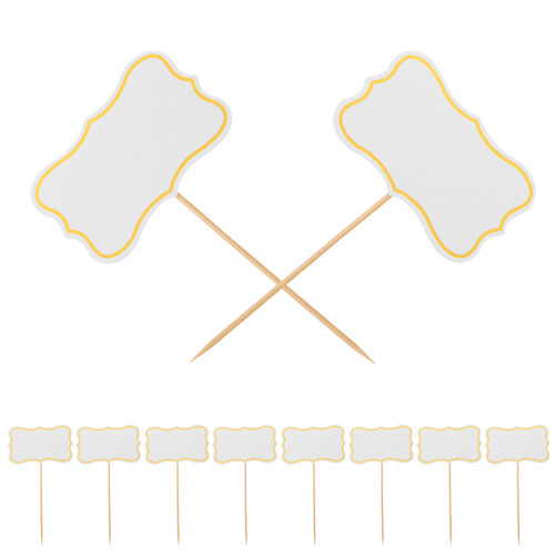 150Pièces Marqueurs Blancs Fromage Accessoires Charcuterie Événements