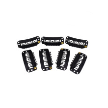 200Pz Clip U Shape Nere Per Estensioni E Fissaggio Sicuro