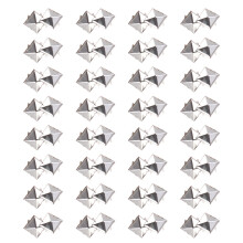 500Pz Borchie Metallo Argento Per Cinture Scarpe E Abbigliamento Punk