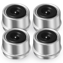 20Pz Tappi Protezione Cuscinetti Trailer Argento Per