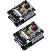 ESP32 CAM, WiFi-Bluetooth, ESP32 DC 5V Dual Core Development Board, mit OV2640 Kamera TF-Kartenmodul, 2 Stück