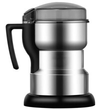Handmatige koffiemolens, graanslijpmachine Elektrische kruidenmolen Koffiemoerbenodigdheden 400W Droogvoer Staal - Type GEEL