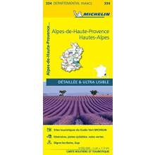 AlpesdeHauteProvence HautesAlpes Michelin Local Map 334 by Michelin Ot