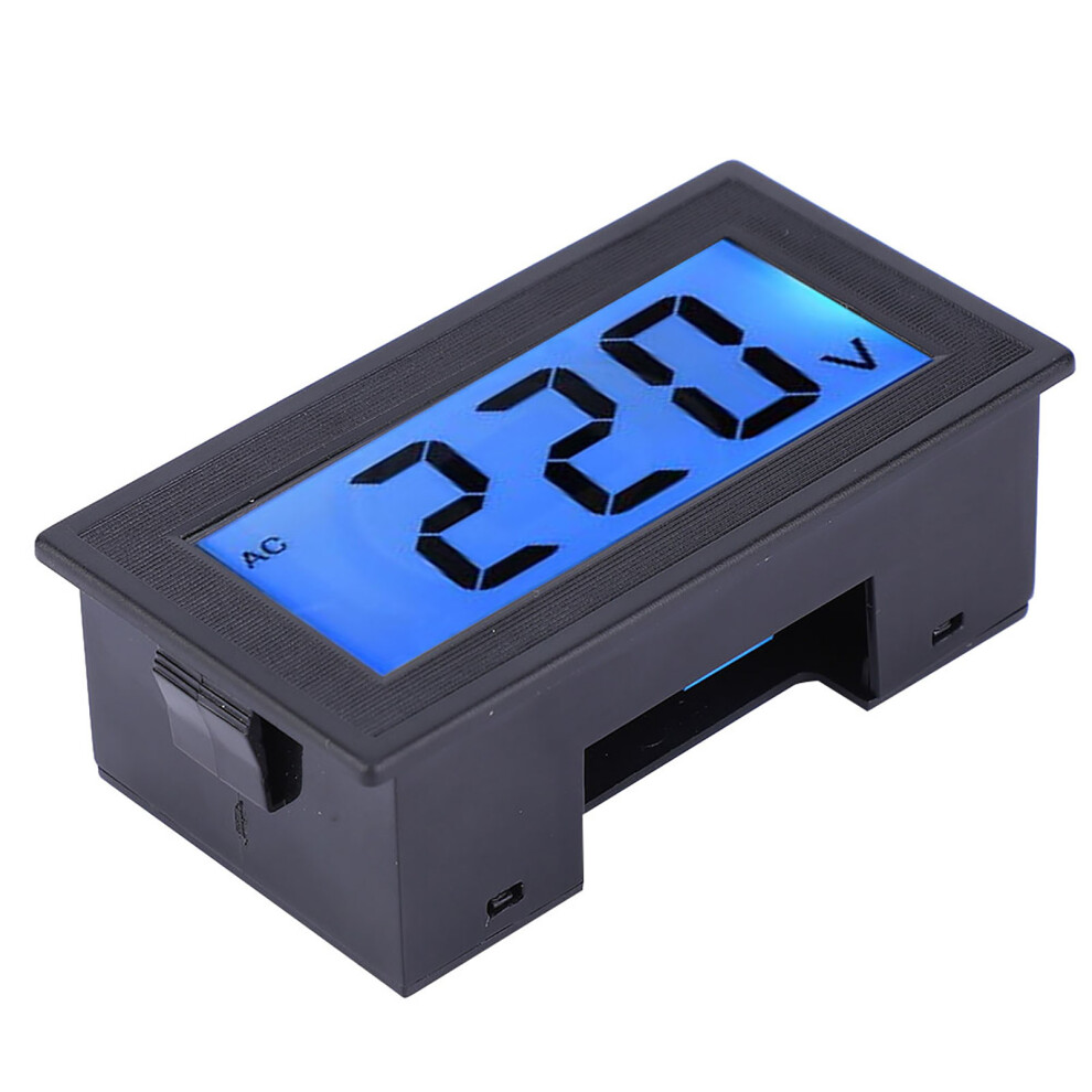 Yb5135db Ac80500v Lcd Digital Voltmeter 78X42x26mm Blue Backlight 9351379992023