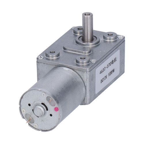 Rated Torque Worm Geared Motor DC12V Stall Torque Performance Adjustable Steering Reversible Rotation For Automation Systems 2