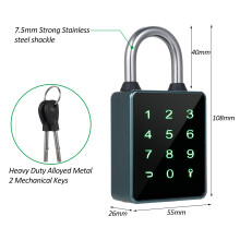 Smart Padlock T55C/T55D Aluminum 108x55x26mm IP65